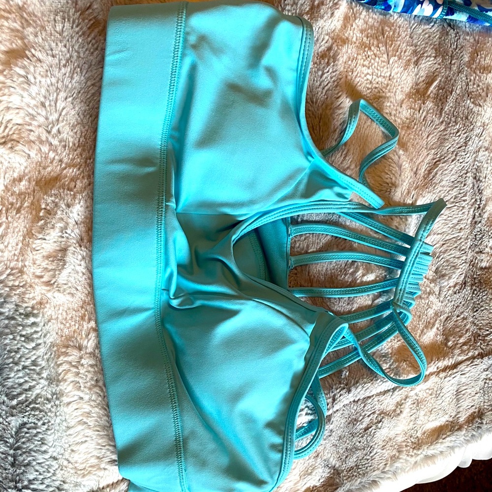 CVG Baby Blue Old Style Sports Bra NWOT - XL